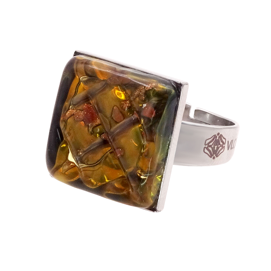 Кольцо из муранского стекла AMAZONKA KO4833