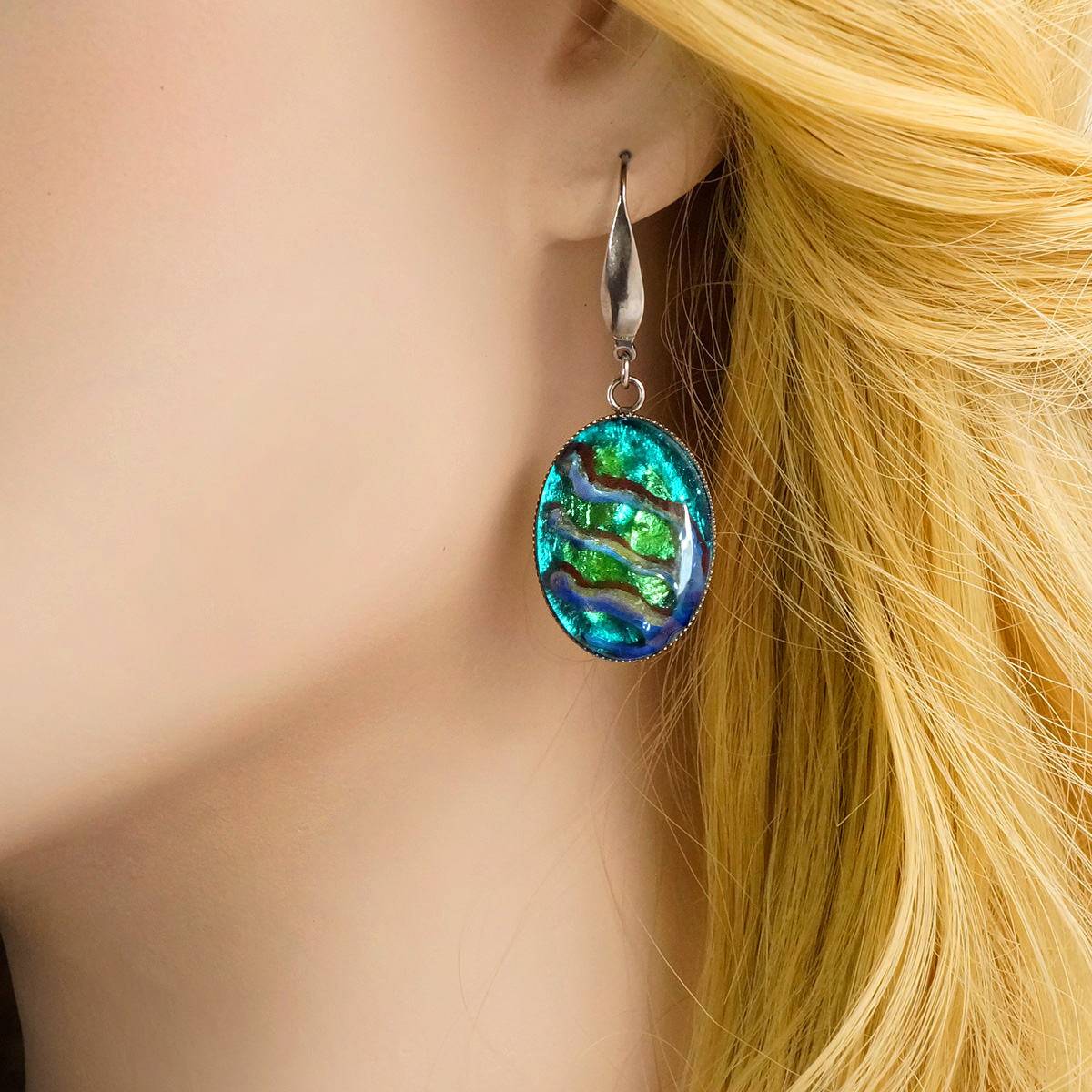 Серьги из муранского стекла IMANDRA LS2106