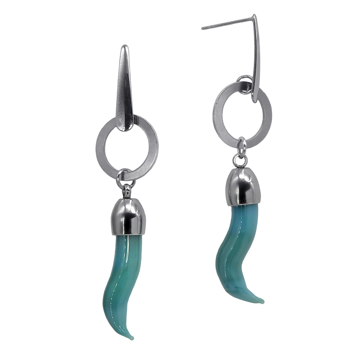 Серьги из муранского стекла PAPRIKA LC3443