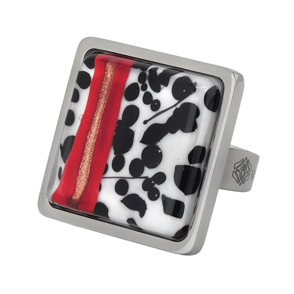 Кольцо из муранского стекла SCARLET LAW