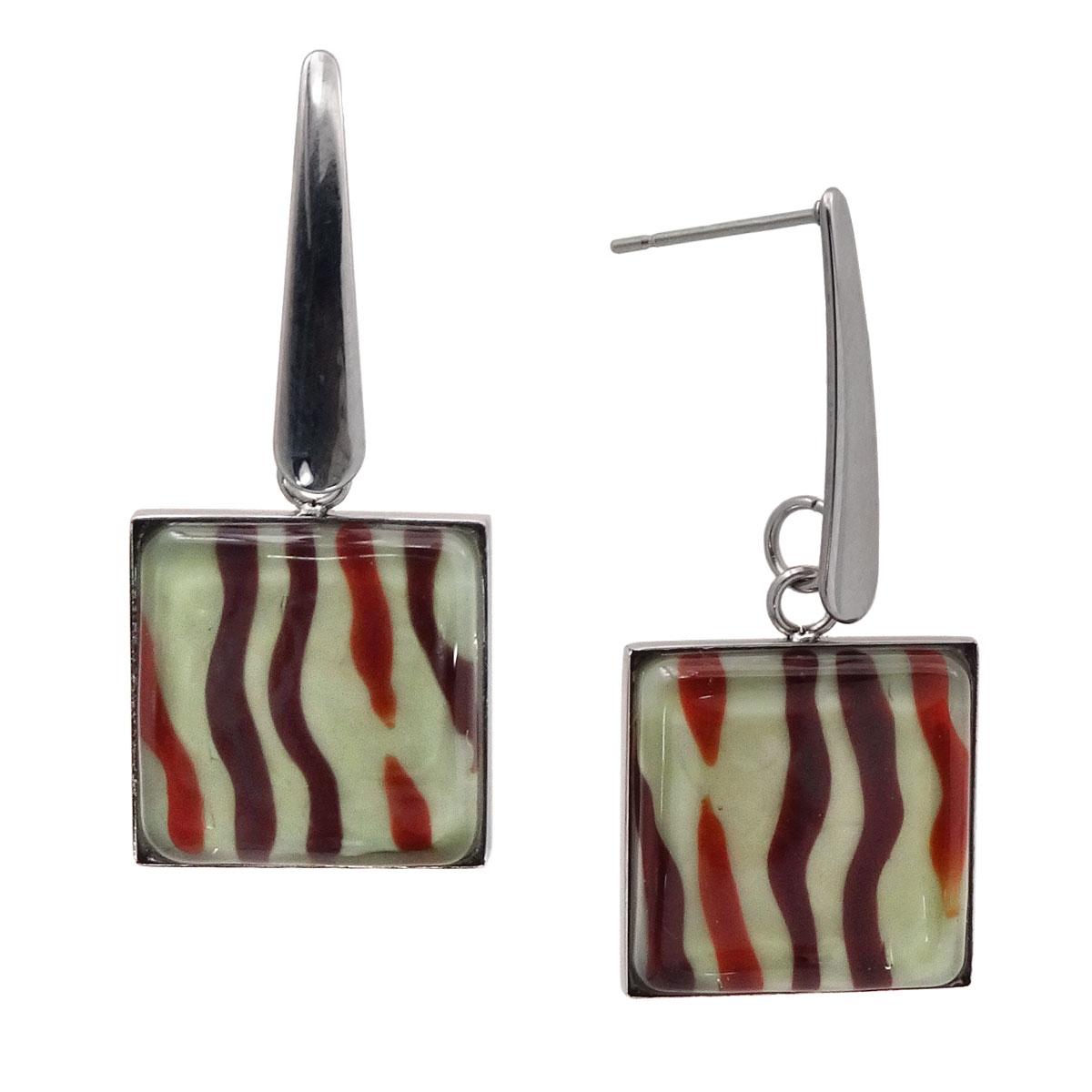 Серьги из муранского стекла MADAGASCAR LS3527