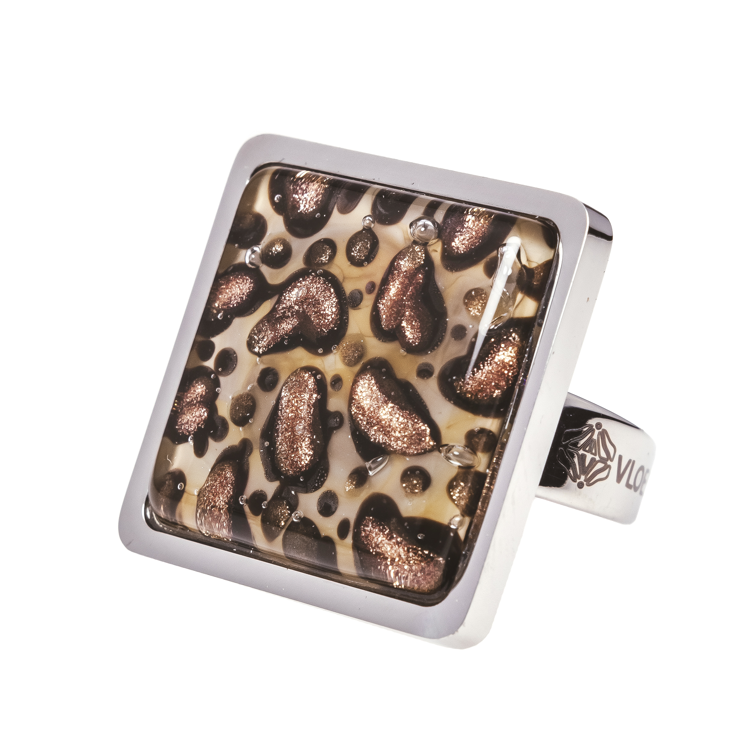 Кольцо из муранского стекла BENGALI KO4808