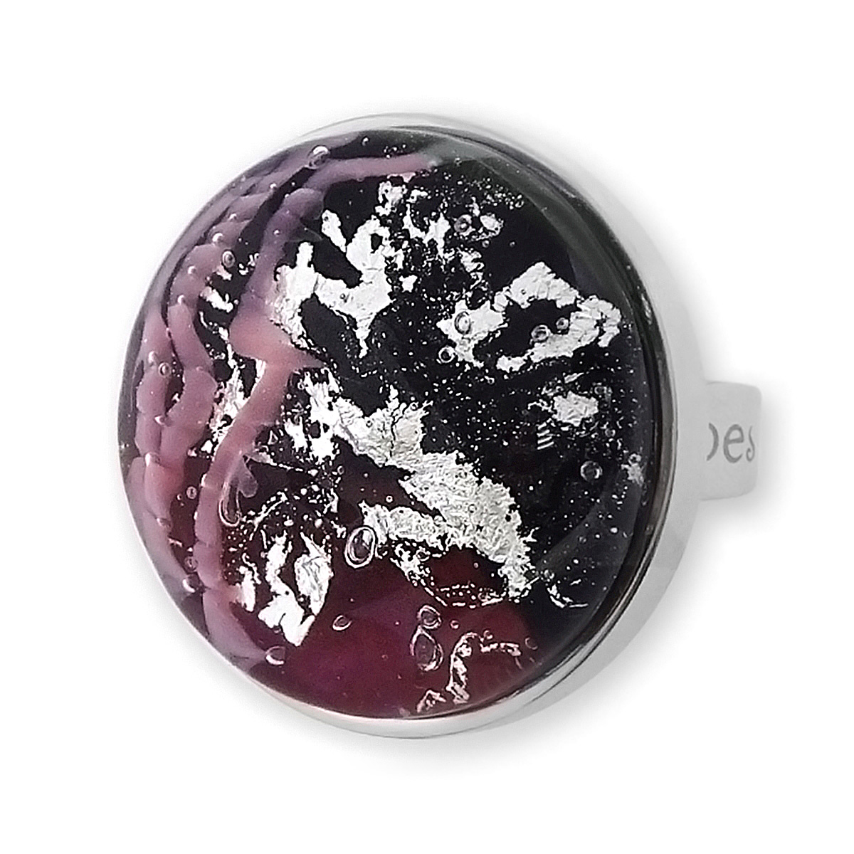 Кольцо из муранского стекла RASPBERRY PUNCH KO4583