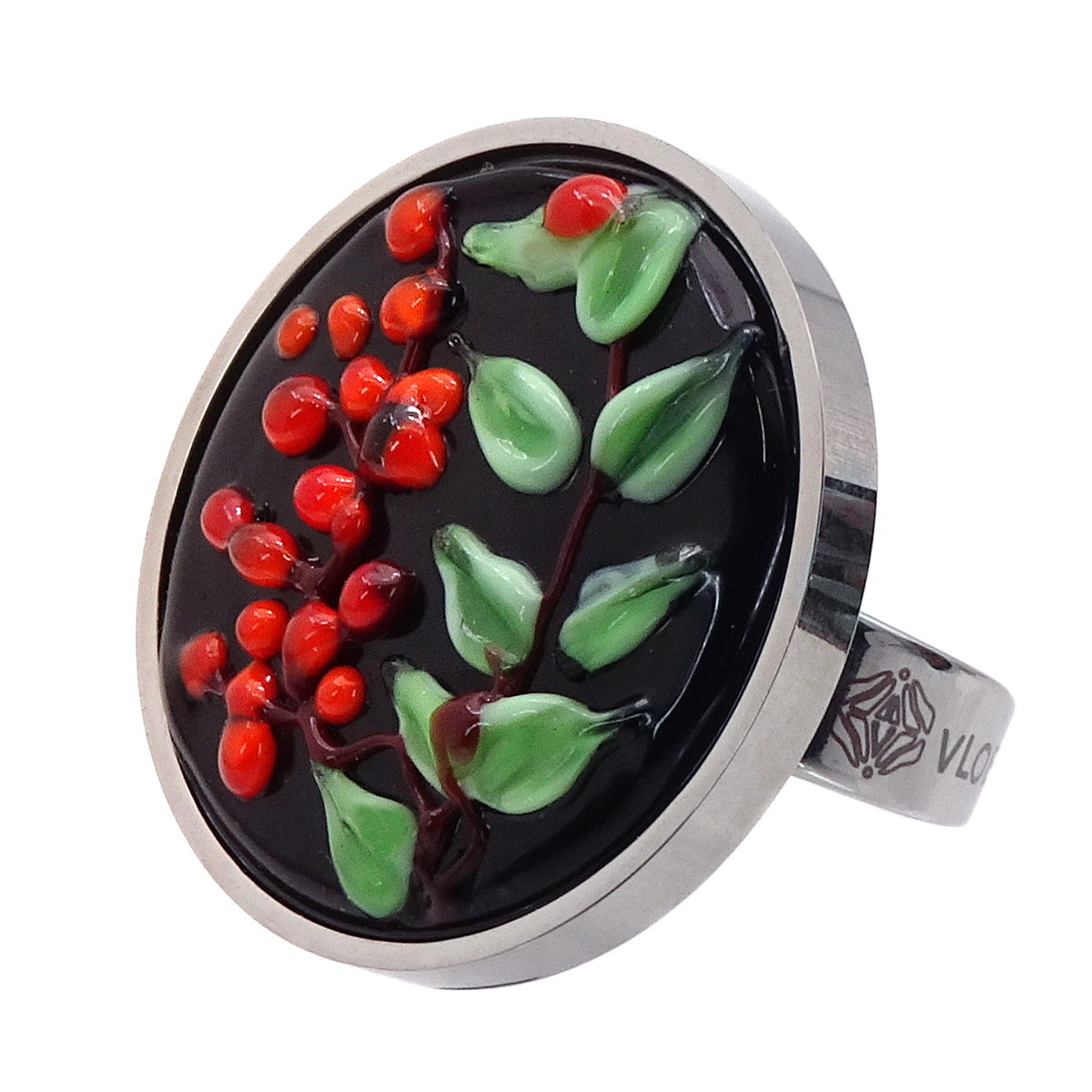 Кольцо из муранского стекла ARALIA KO4812