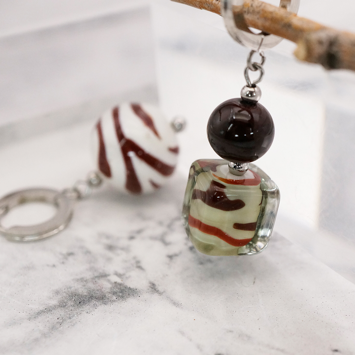 Серьги из муранского стекла MADAGASCAR LS3526