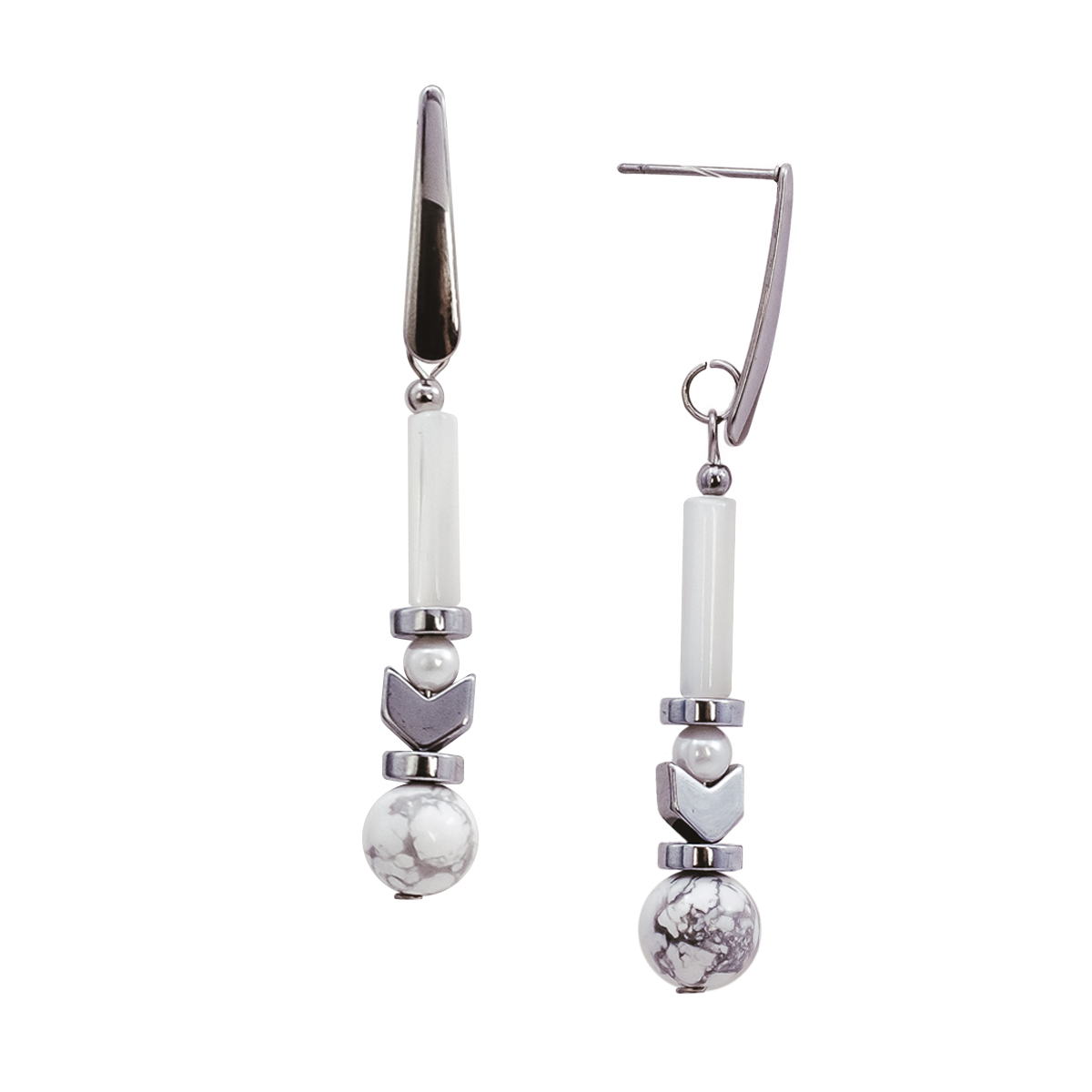 Серьги из муранского стекла MOTION SOL051