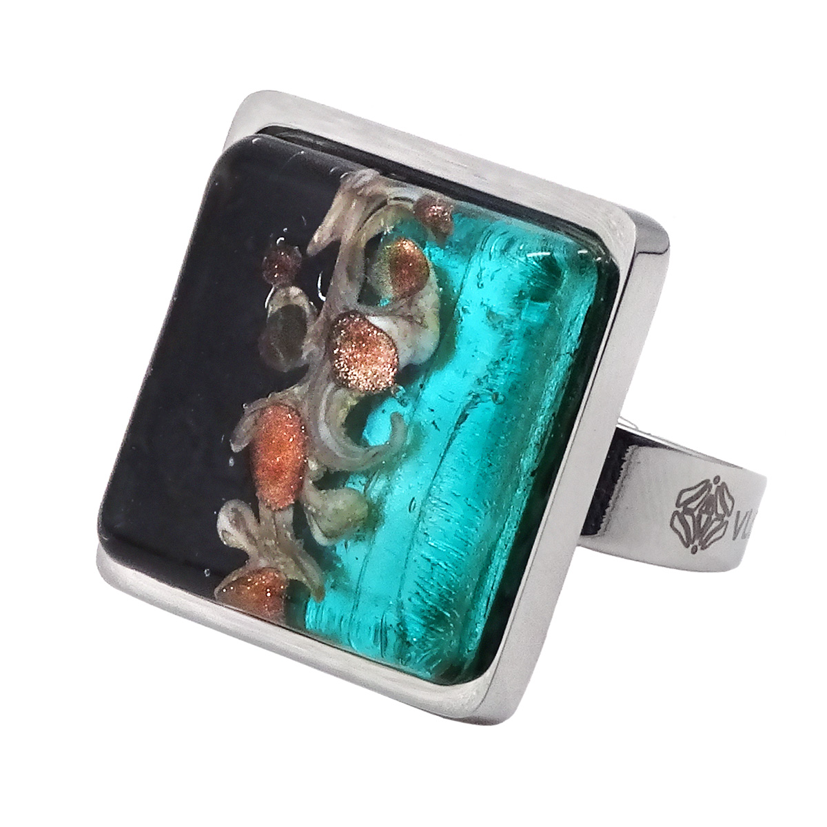 Кольцо из муранского стекла EXTRAVAGANZA