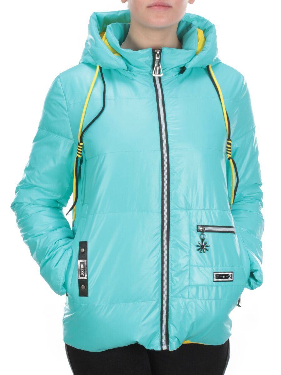 8260 TURQUOISE Куртка демисезонная женская BAOFANI (100 гр. синтепон)