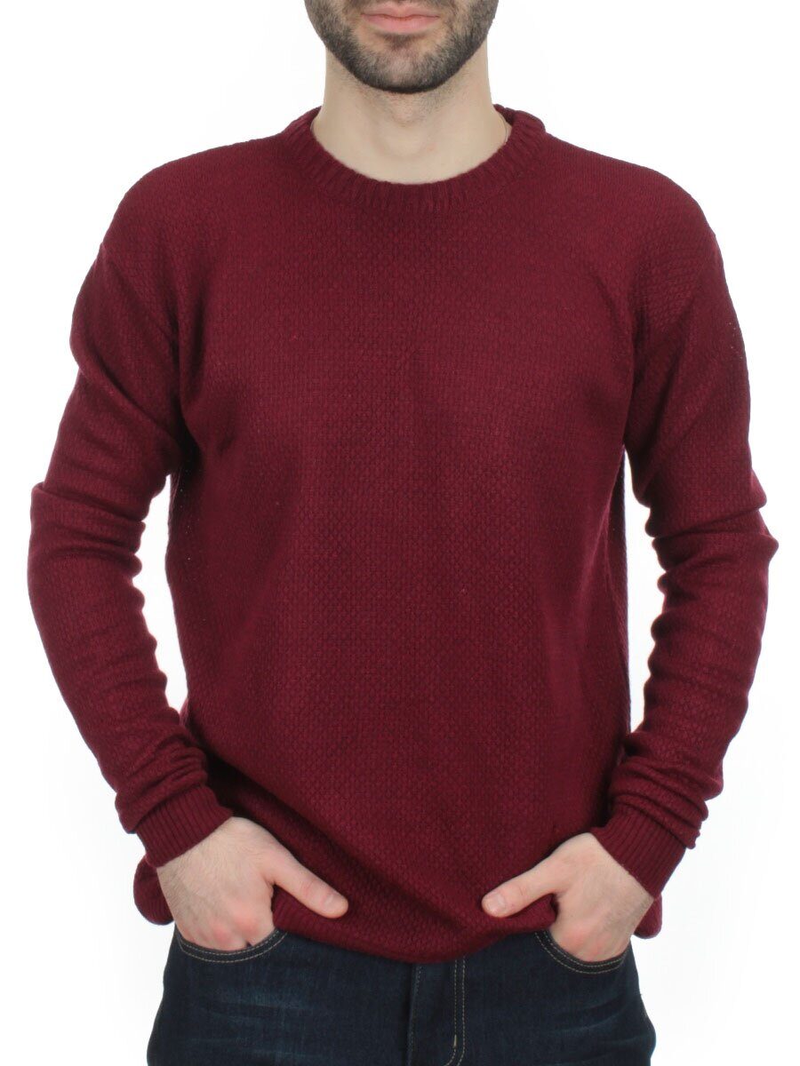 L632 VINOUS Джемпер мужской (100% шерсть)