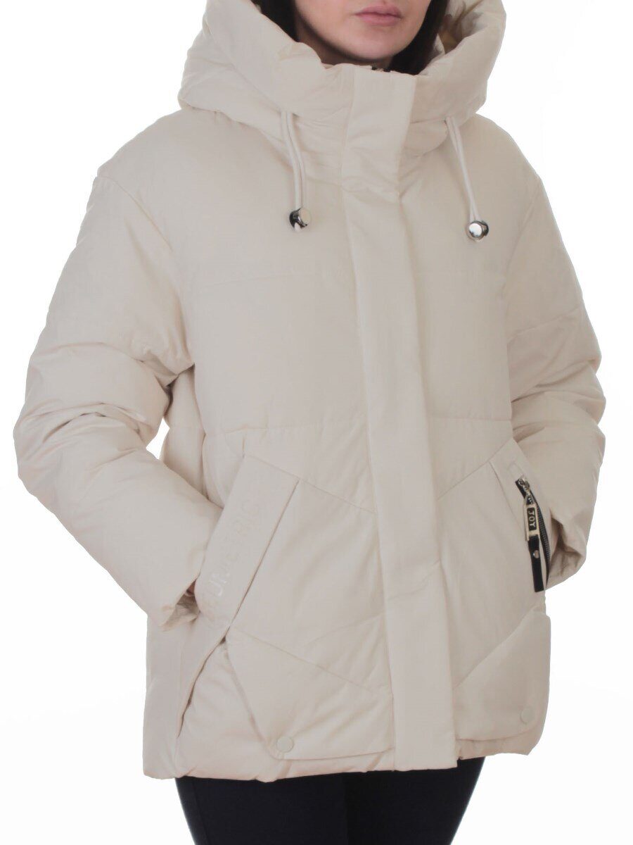 6651 MILK Куртка зимняя женская (200 гр. холлофайбер)