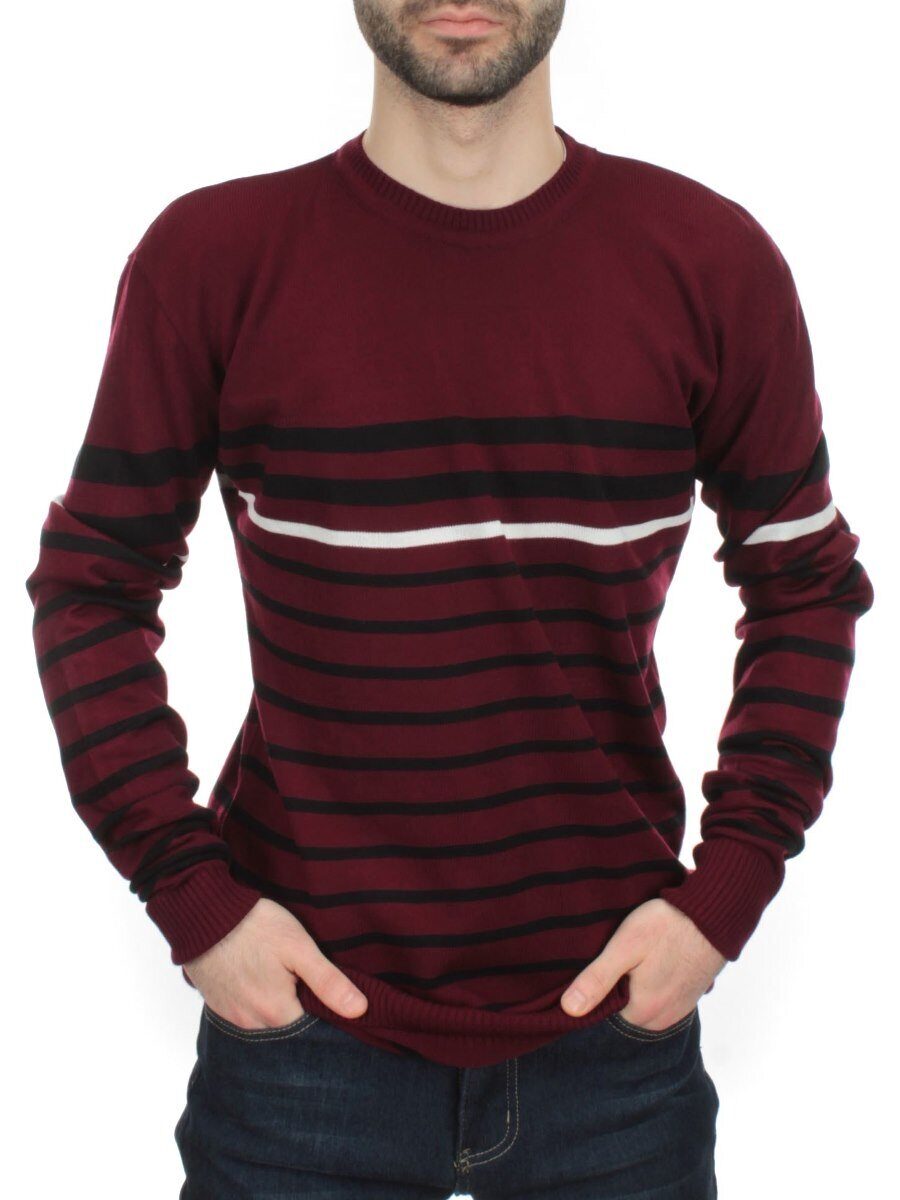 637 VINOUS Джемпер мужской (70% акрил, 30% шерсть)