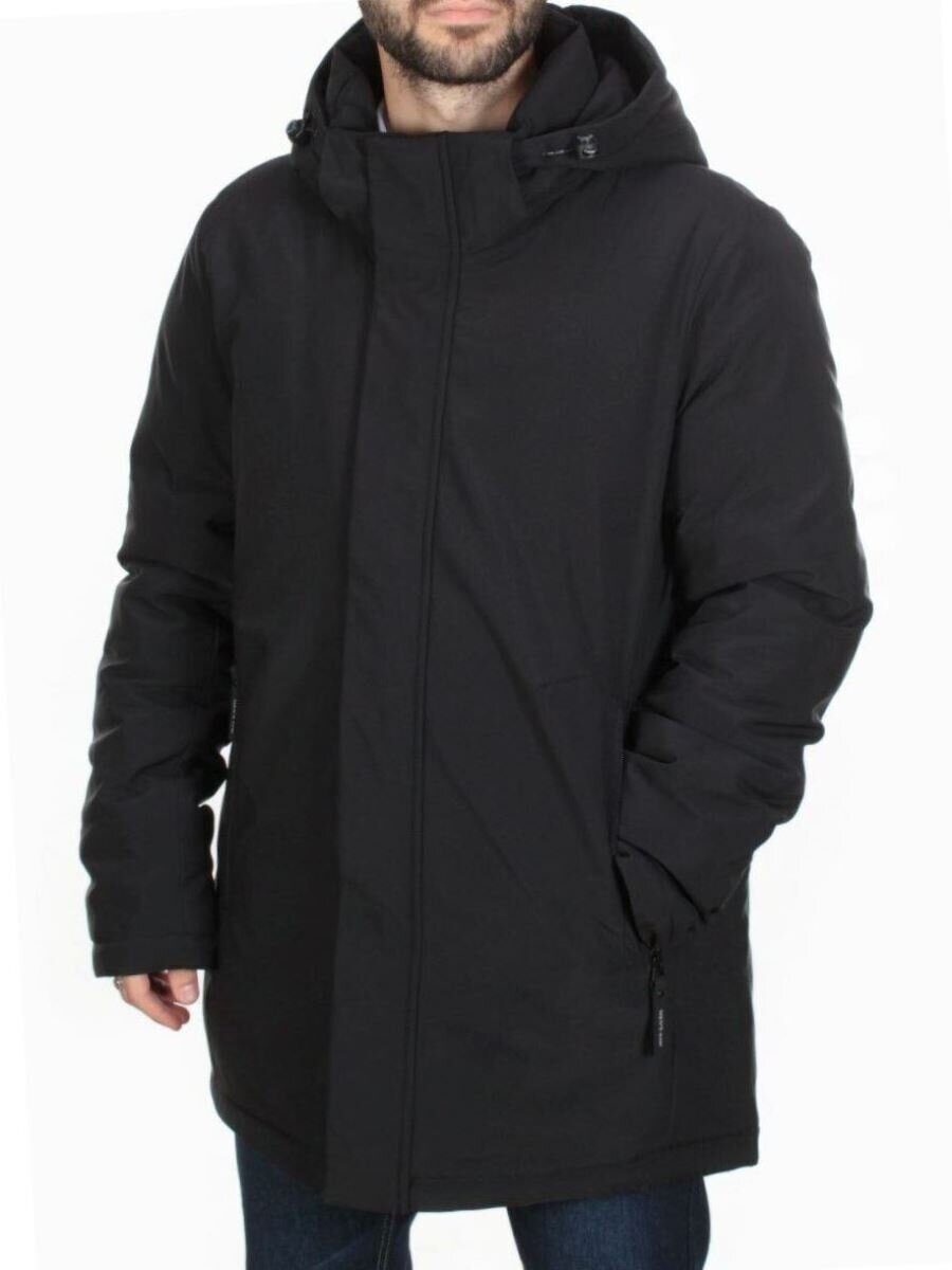 4014-L BLACK Куртка мужская зимняя ROMADA (200 гр. холлофайбер)
