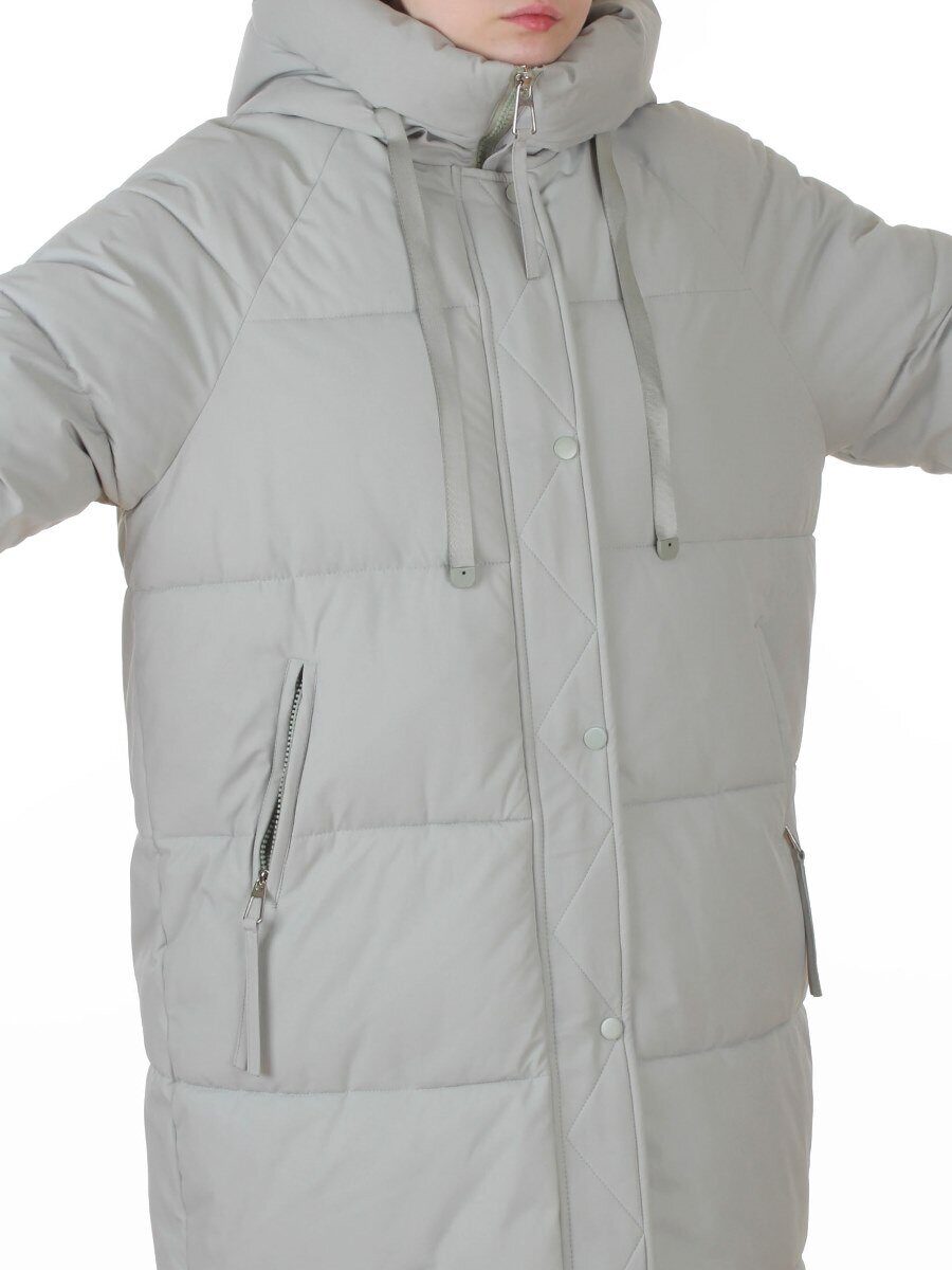 24-802 LT. OLIVE Пальто зимнее женское (200 гр. холлофайбер)