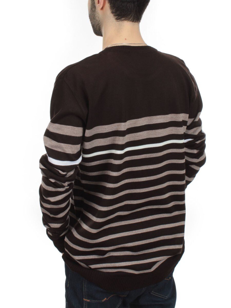 637 DK. BROWN Джемпер мужской (70% акрил, 30% шерсть)