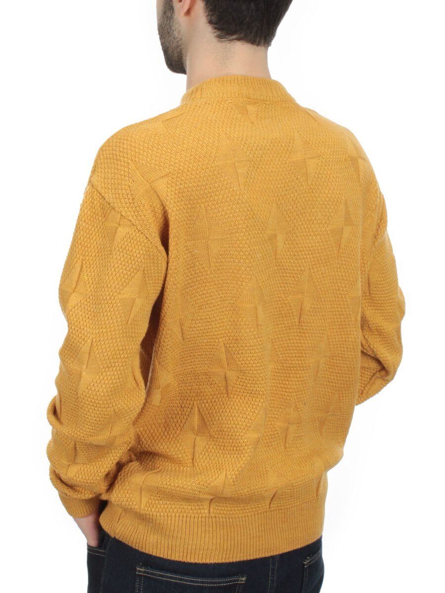 G636 YELLOW Джемпер мужской (100% шерсть)