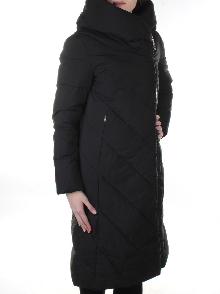 F-9917 BLACK Пальто женское зимнее Callia (200 гр. холлофайбер)