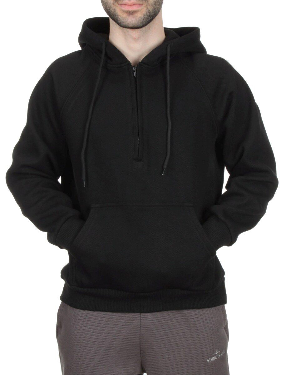 E21 BLACK Худи мужское (90% хлопок, 10% полиэстер)