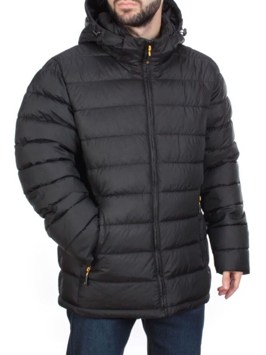 4015-L BLACK Куртка мужская зимняя ROMADA (200 гр. холлофайбер)