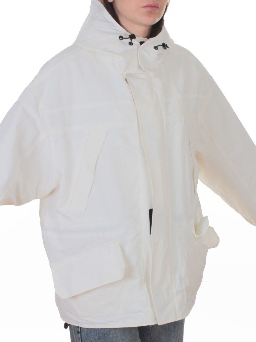 3090 WHITE Куртка демисезонная женская (100 гр. холлофайбер)