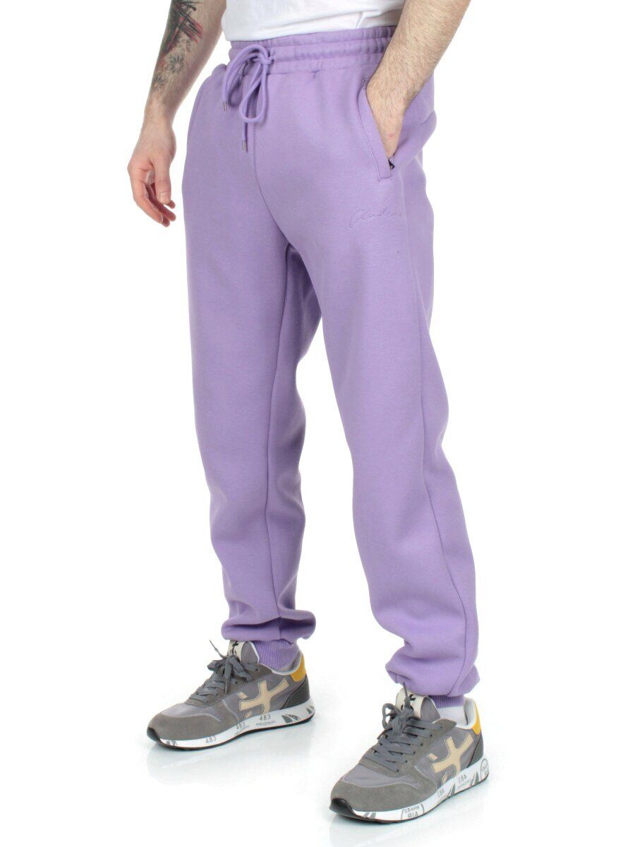 C43BR LILAC Брюки спортивные мужские (90% хлопок, 10% полиэстер)