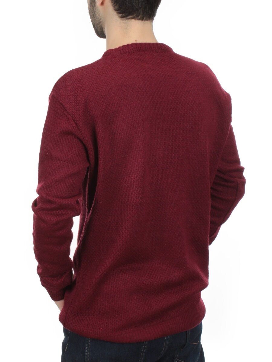 L632 VINOUS Джемпер мужской (100% шерсть)