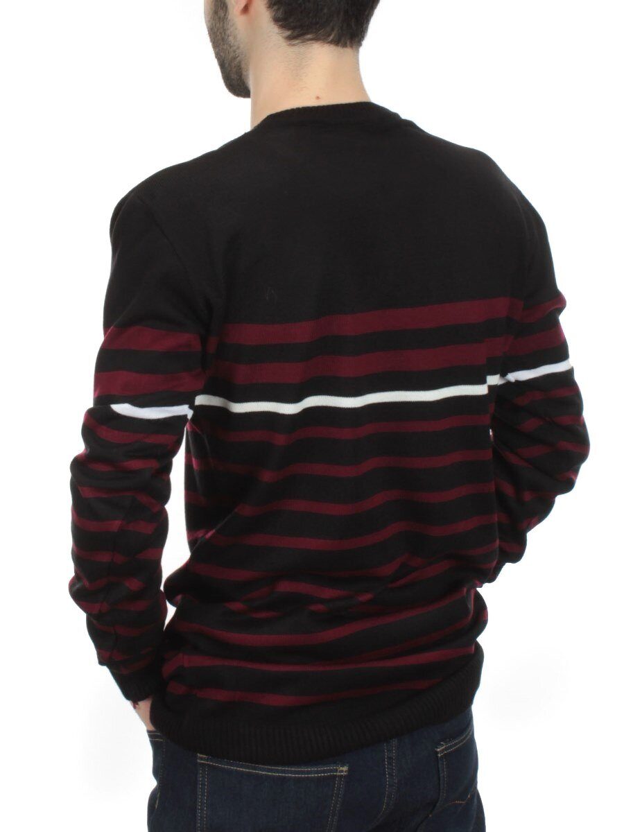 637 BLACK Джемпер мужской (70% акрил, 30% шерсть)