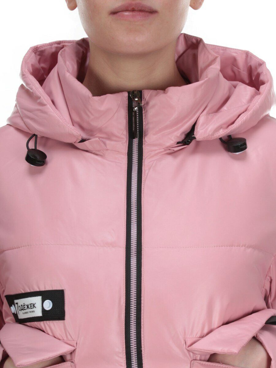 8267 PINK Куртка демисезонная женская BAOFANI (100 гр. синтепон)