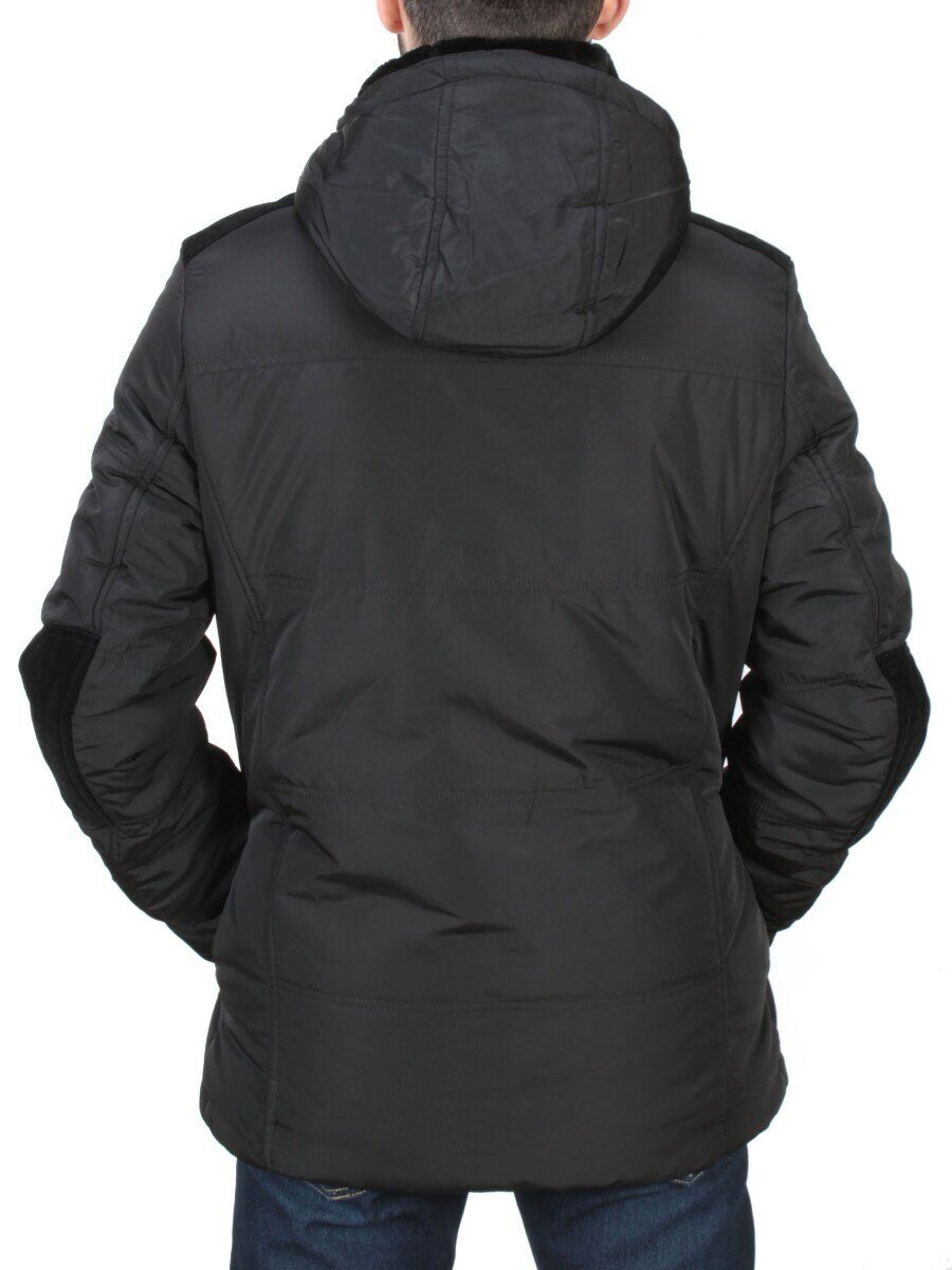 J97051 BLACK Куртка мужская зимняя NEW B BEK (150 гр. холлофайбер)