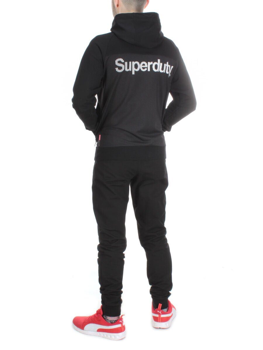 TA5087 BLACK Спортивный костюм мужской TEUYOEOR (75% хлопок 20% полиэстер 5% спандекс)