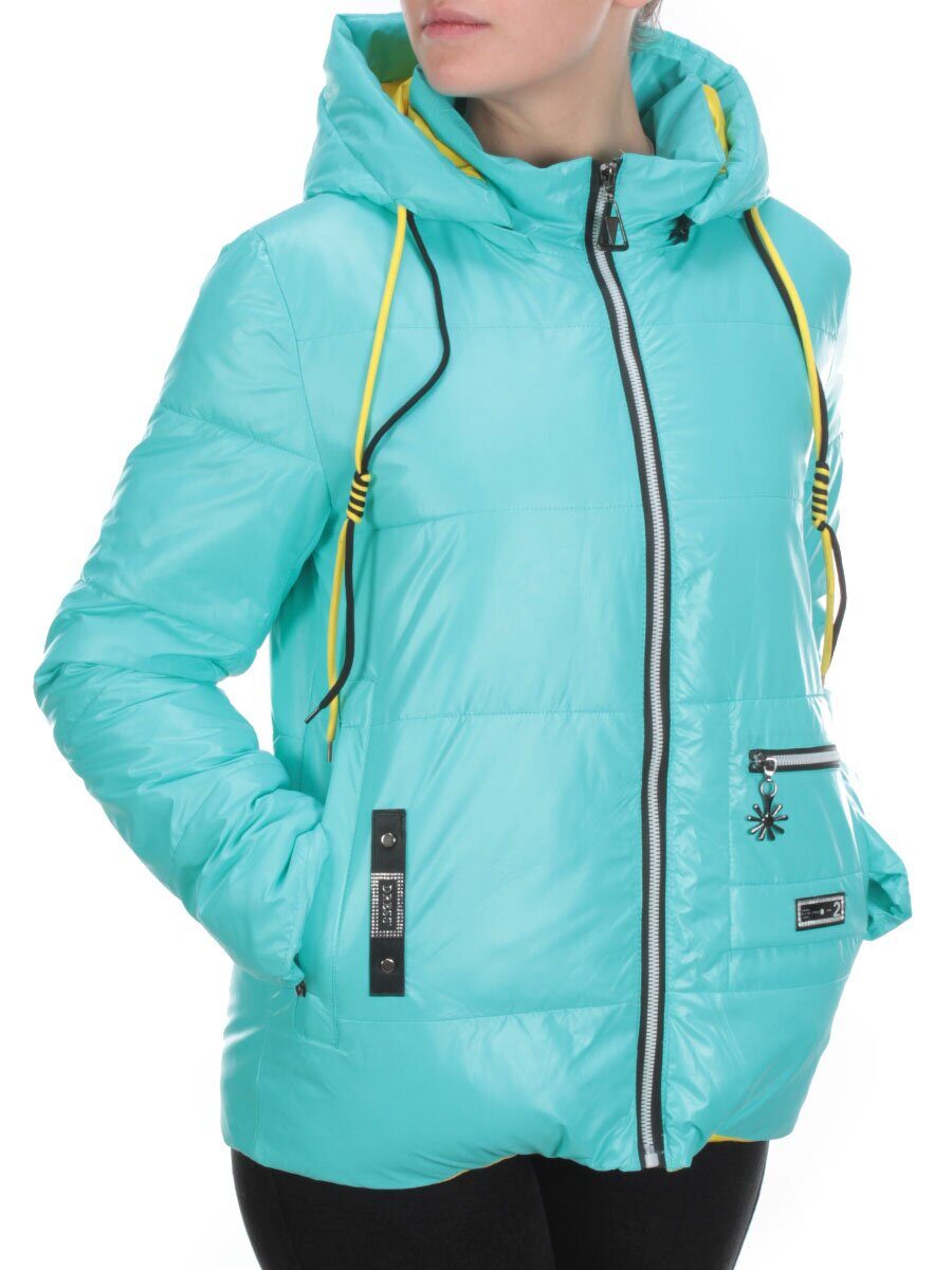 8260 TURQUOISE Куртка демисезонная женская BAOFANI (100 гр. синтепон)