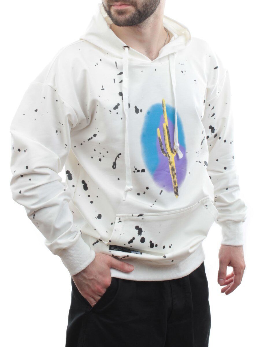2022 WHITE Толстовка мужская (75% хлопок, 20% полиэстер, 5% спандекс)