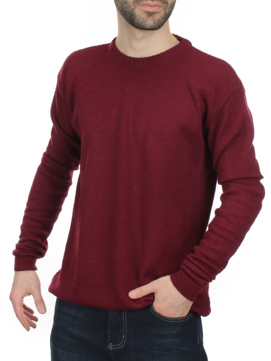 L632 VINOUS Джемпер мужской (100% шерсть)