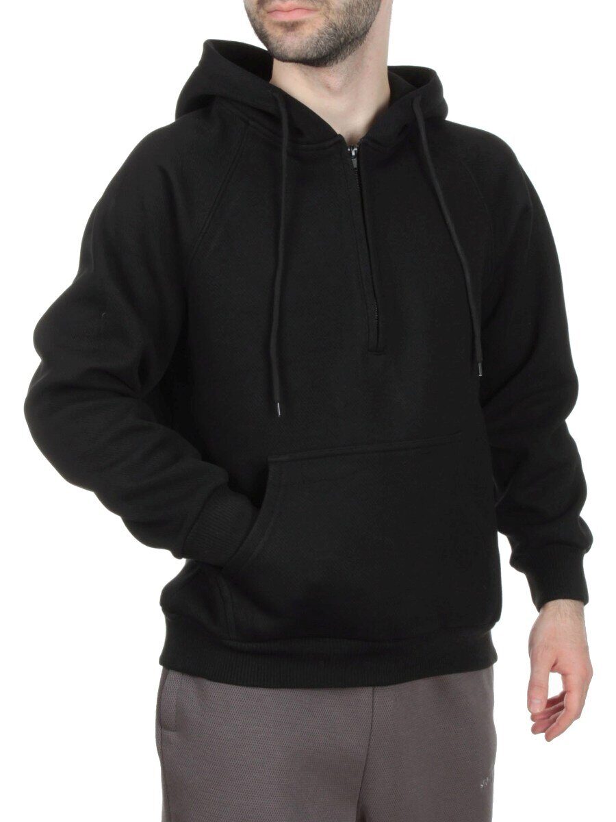 E21 BLACK Худи мужское (90% хлопок, 10% полиэстер)