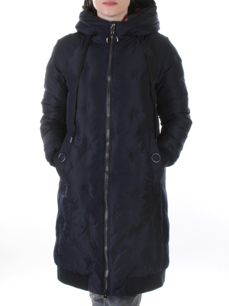 SG2017776 DK. BLUE Пальто удлиненное Grace Snow (био-пух)