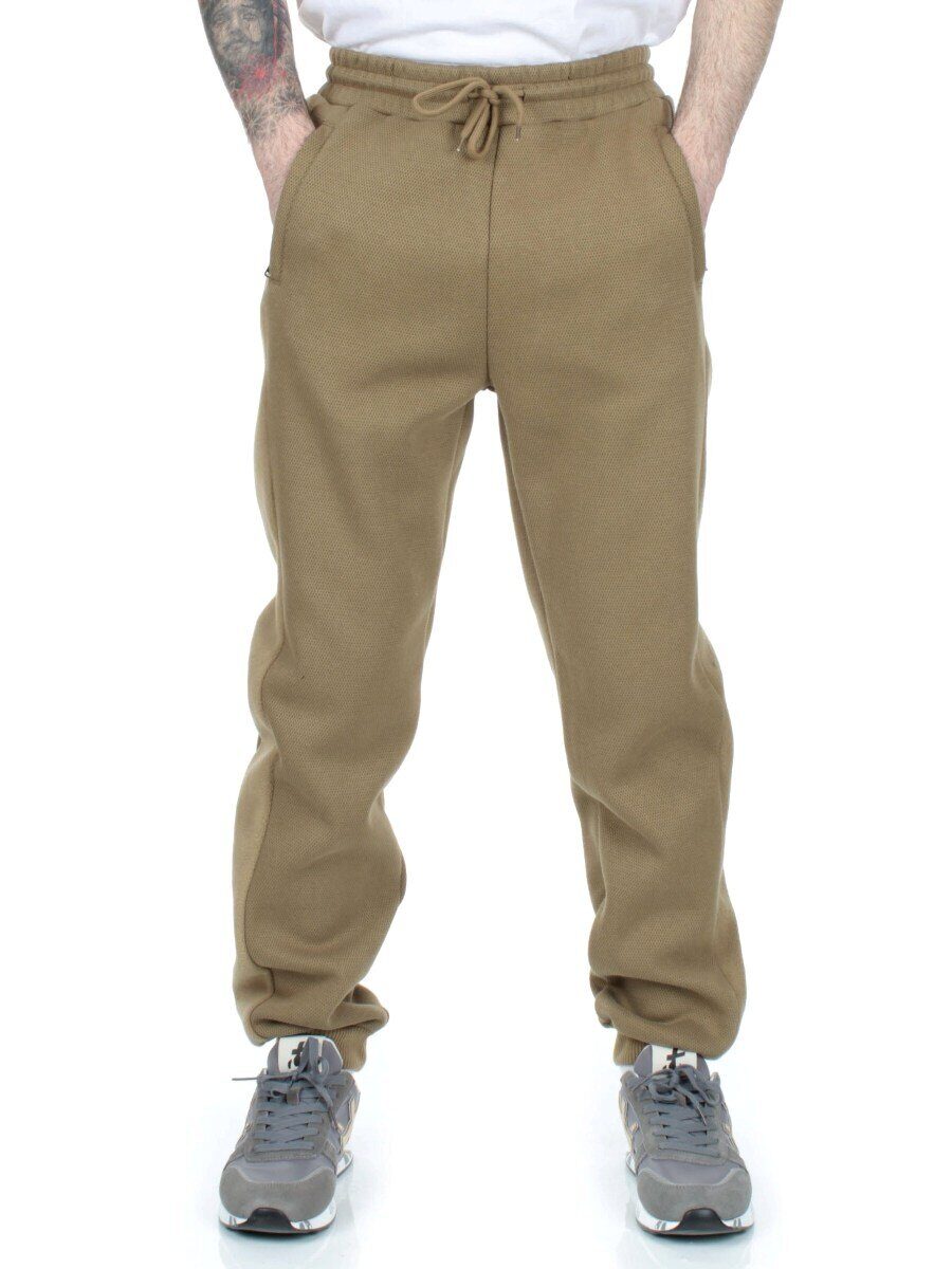 B39BR DARK BEIGE Брюки спортивные мужские (90% хлопок, 10% полиэстер)