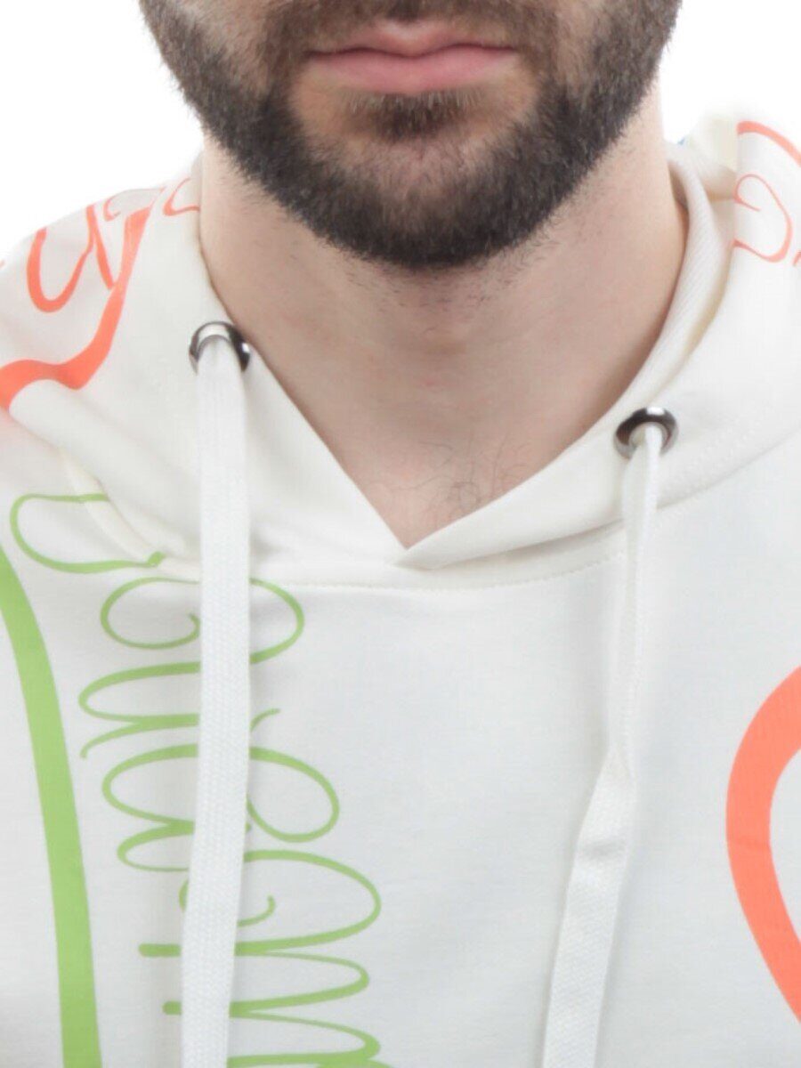 2700 WHITE Толстовка мужская (75% хлопок, 20% полиэстер, 5% спандекс)