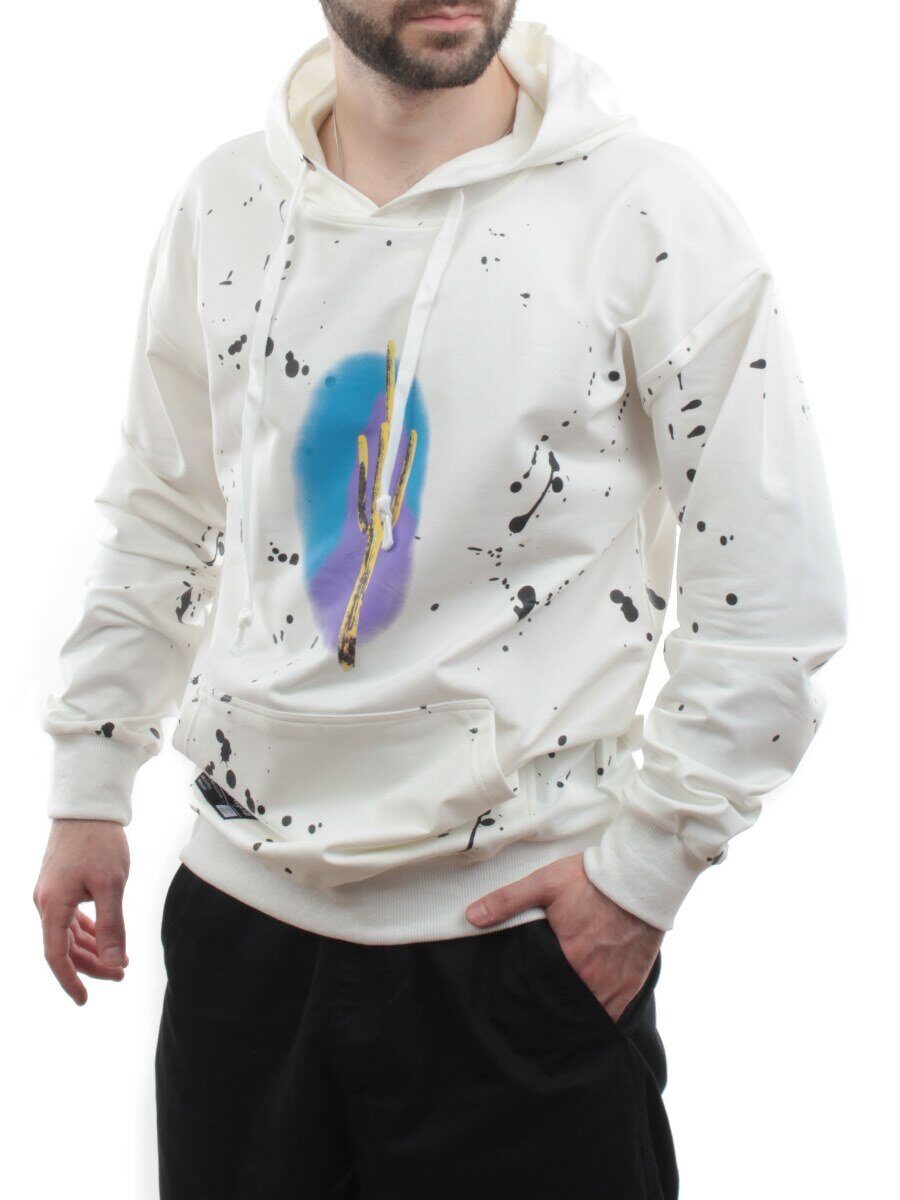 2022 WHITE Толстовка мужская (75% хлопок, 20% полиэстер, 5% спандекс)