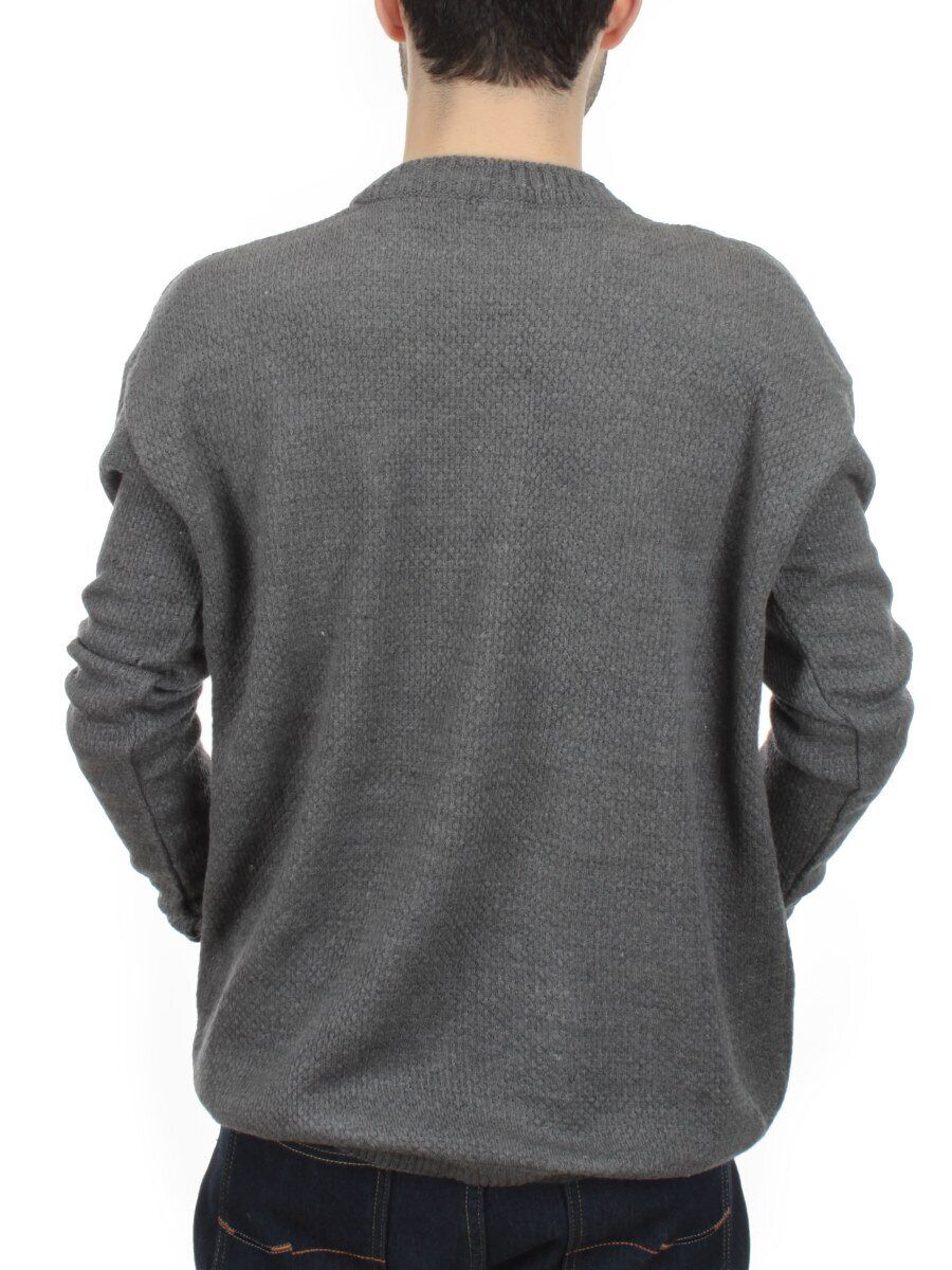 L632 DARK GRAY Джемпер мужской (100% шерсть)