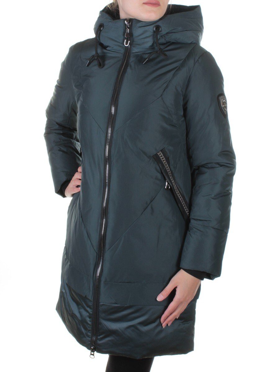 018 GREY/GREEN Куртка зимняя женская Snow Grace