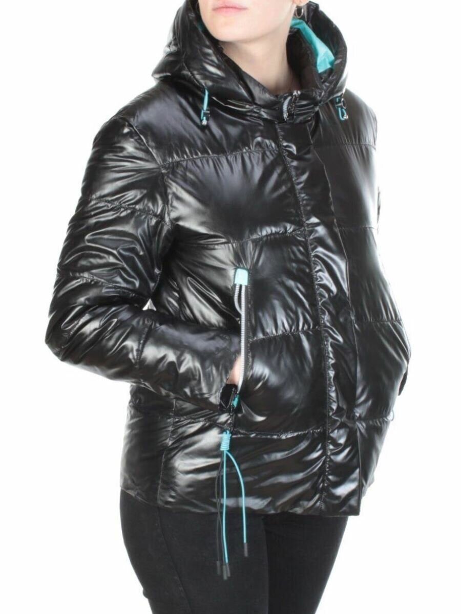 8262 BLACK Куртка демисезонная женская BAOFANI (100 гр. синтепон)