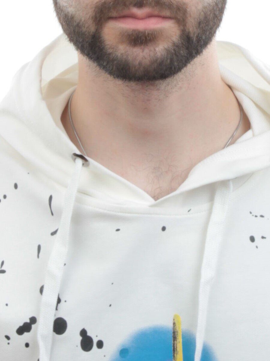 2022 WHITE Толстовка мужская (75% хлопок, 20% полиэстер, 5% спандекс)