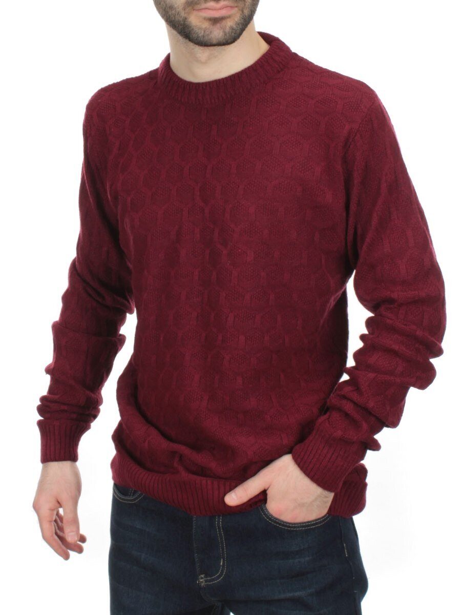 L634 VINOUS Джемпер мужской (100% шерсть)