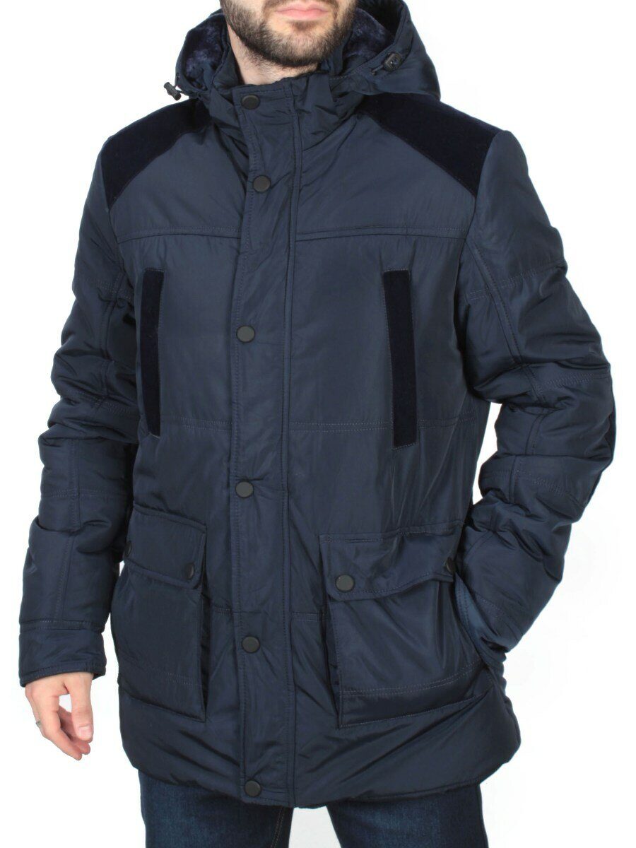 J97051 PURPLISH/BLUE Куртка мужская зимняя NEW B BEK (150 гр. холлофайбер)