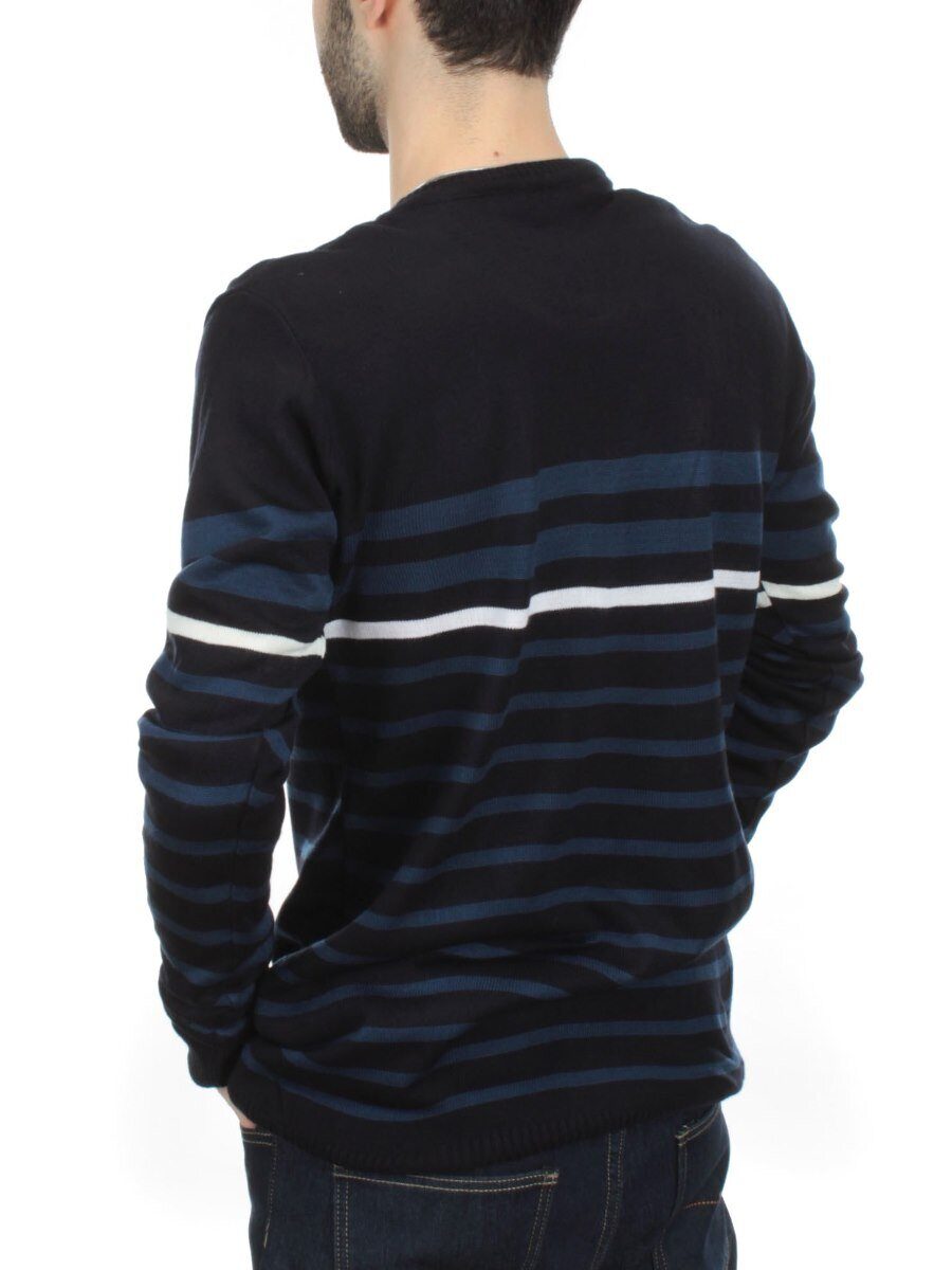 637 DK. BLUE Джемпер мужской (70% акрил, 30% шерсть)