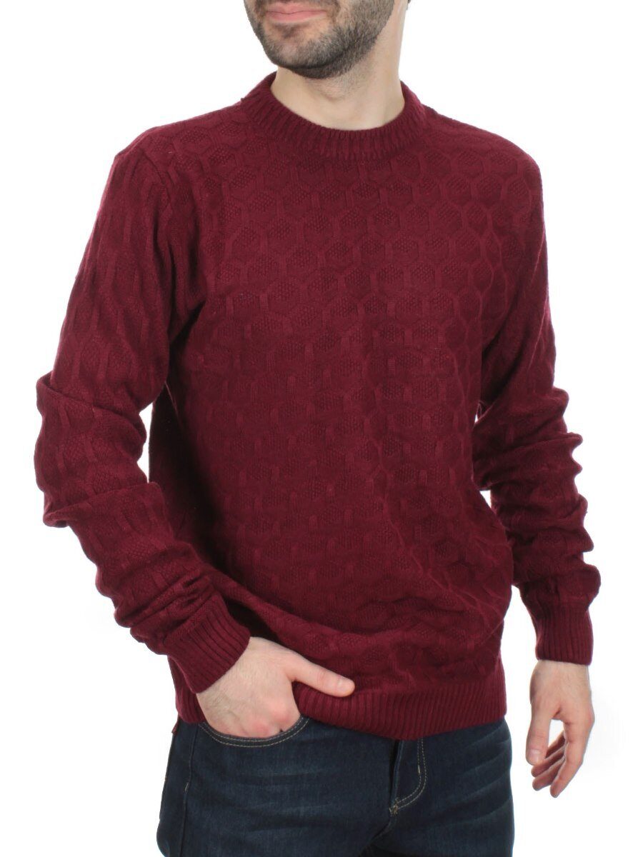 L634 VINOUS Джемпер мужской (100% шерсть)