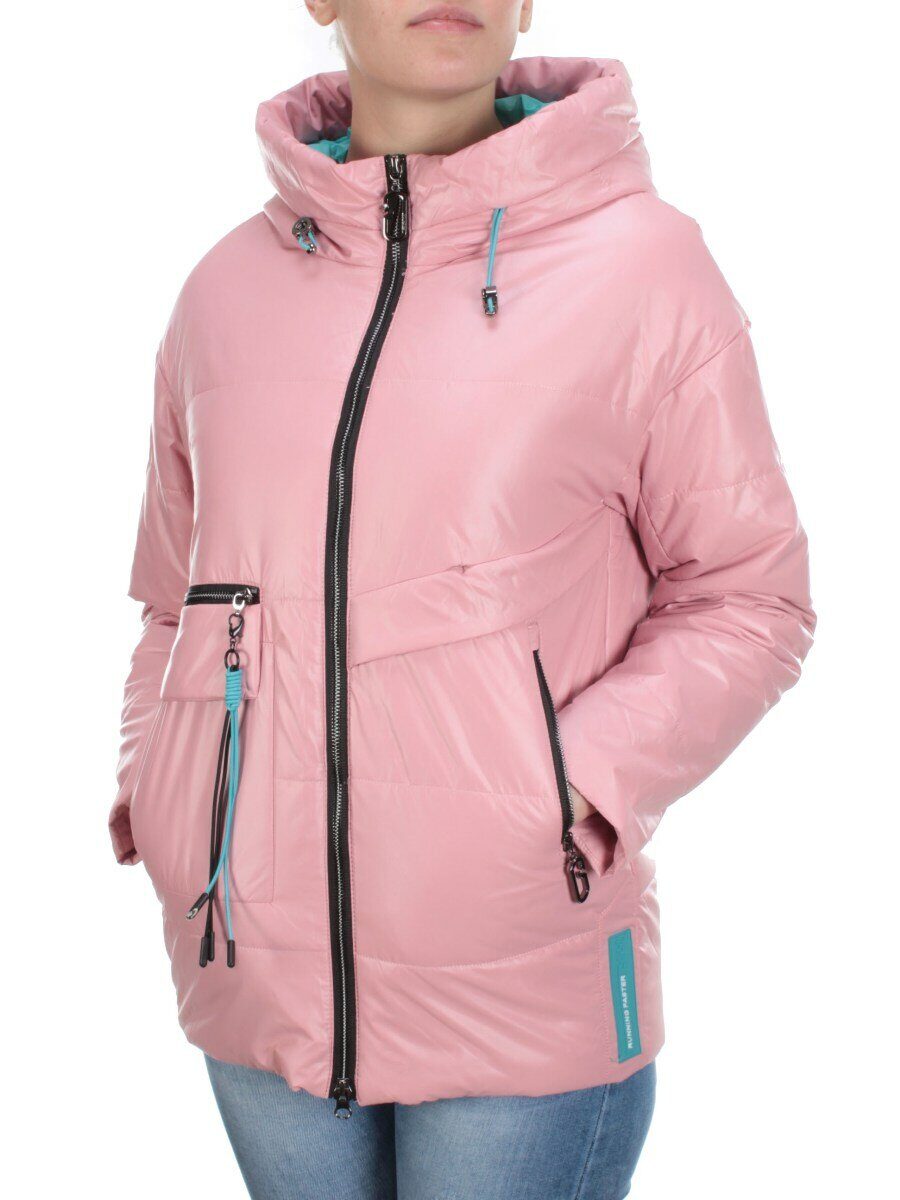 8256 PINK Куртка демисезонная женская BAOFANI (100 гр. синтепон)