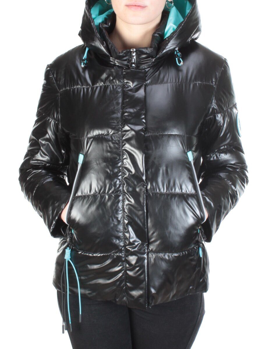 8262 BLACK Куртка демисезонная женская BAOFANI (100 гр. синтепон)