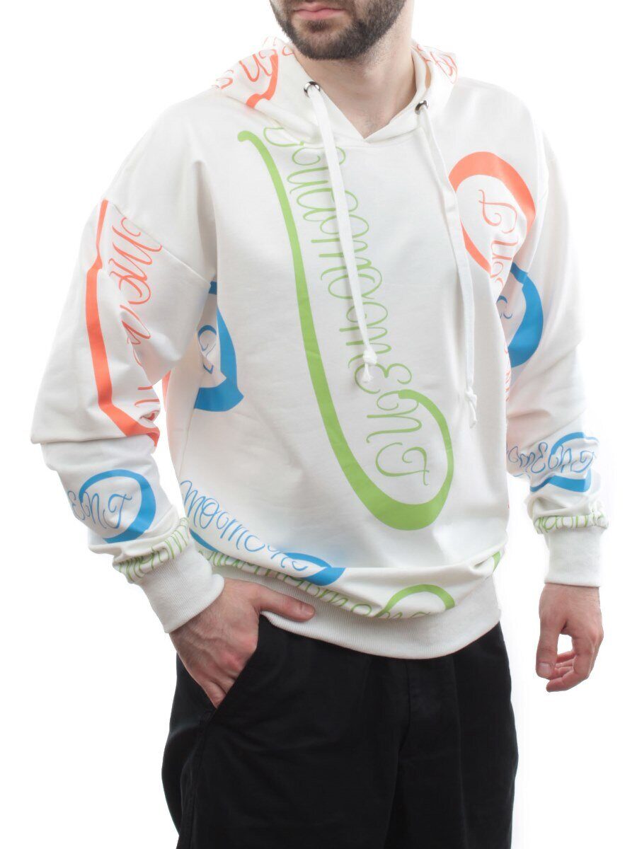 2700 WHITE Толстовка мужская (75% хлопок, 20% полиэстер, 5% спандекс)