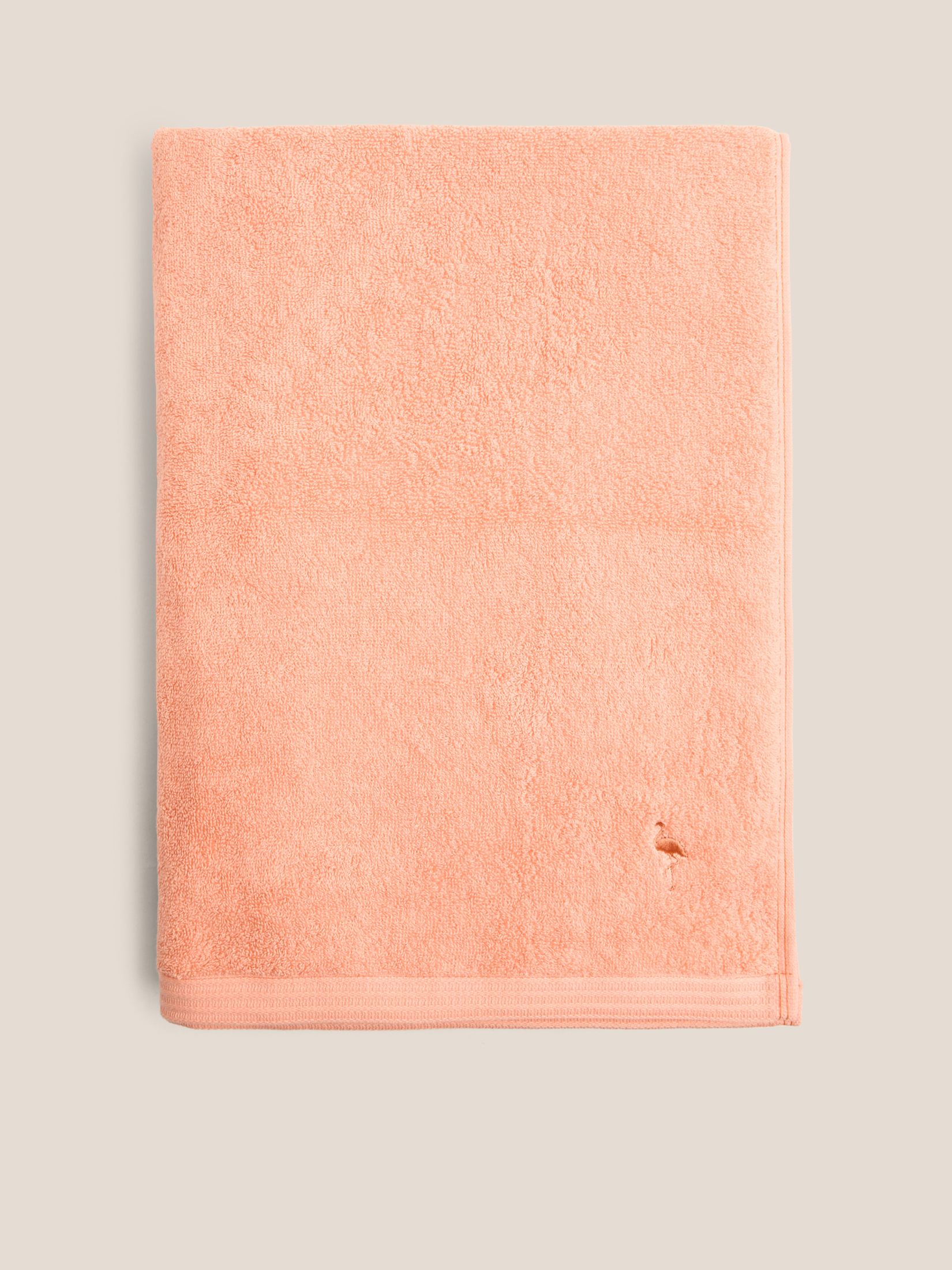 Махровое полотенце-покрывало 100x180 MAISON DAVID 4691389, ярко-оранжевый