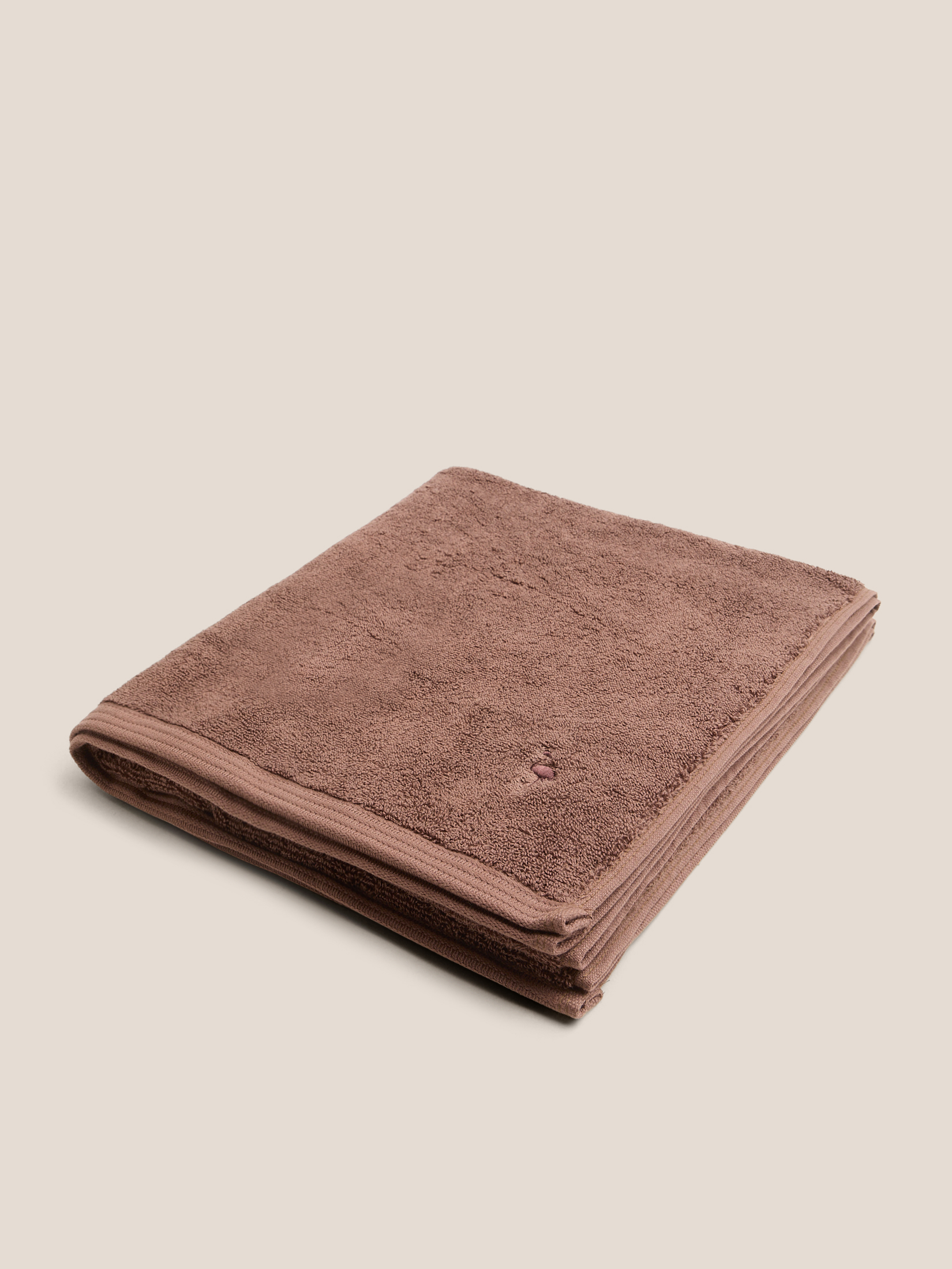 Махровое банное полотенце 70x140 MAISON DAVID 4690870, пыльно-коричневый